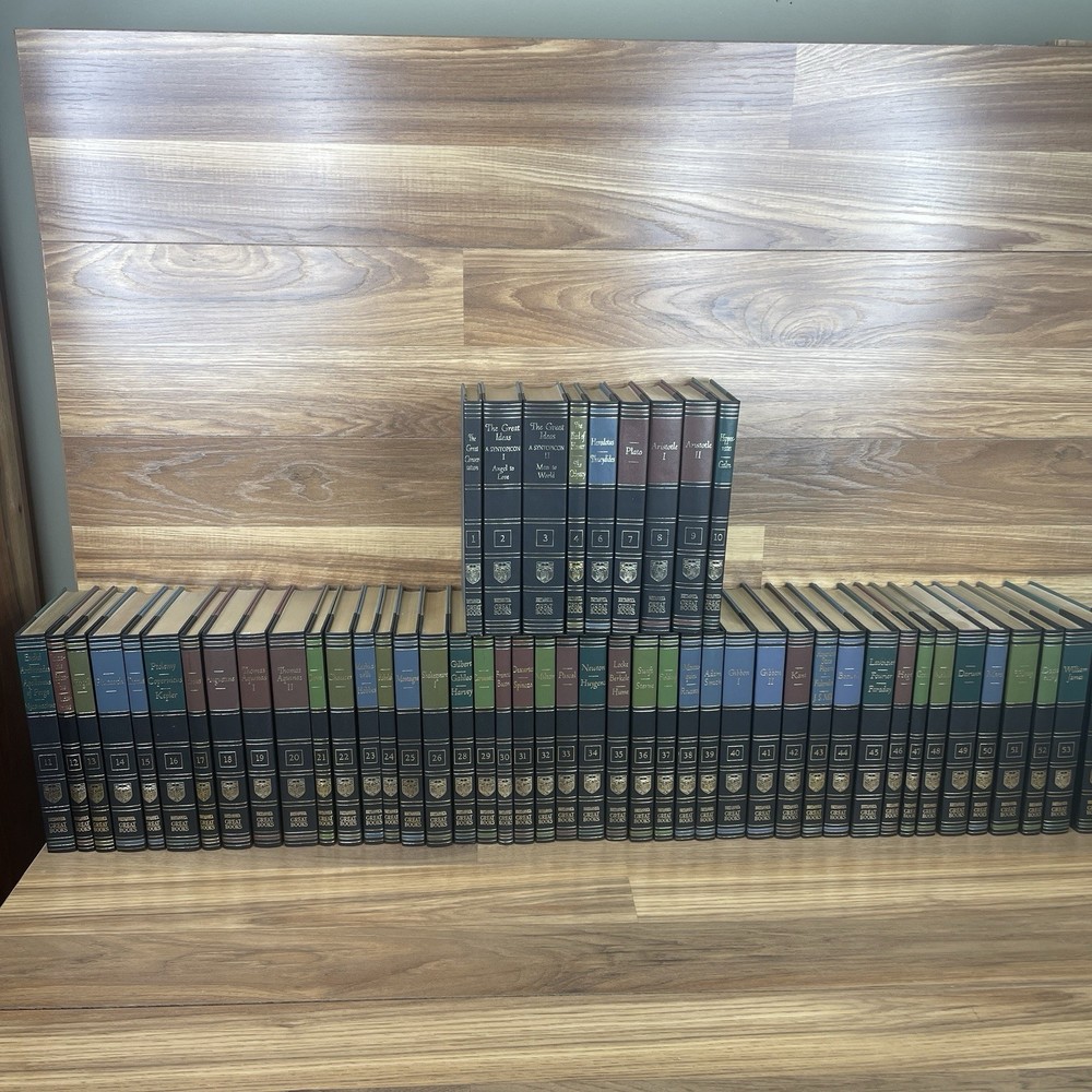 GREAT BOOKS OF THE WESTERN WORLD Britannica-1952, 1986 Printing. Vols- YOU PICK
