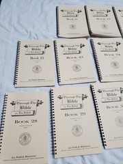 Through The BIBLE Les Feldick Mixed Book Lot Of 37 Study Set Spiral Bound