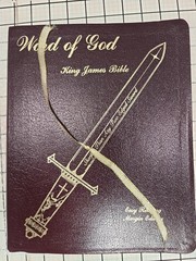 Word of God KJV Bible(Maroon) Large Print Easy Reading Margin Edition Red Letter