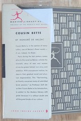 Cousin Bette by Honore De Balzac, 1st Modern Railroad Edison 1958 HCDJ Excellent