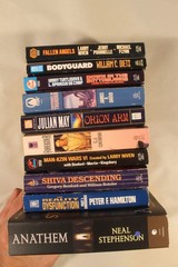 Lot of 10 Science Fiction Books – Stephenson, Niven, Turtledove, Dietz, Cherryh