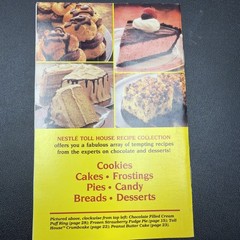 Nestle 1987 Recipe Book 32 Pages Cookies Pies Cakes Candies