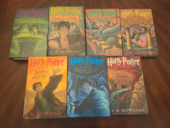 1-st Edition Harry Potter Full Book Set Volumes 1-7 Hardcover. Year 7 759 Page.