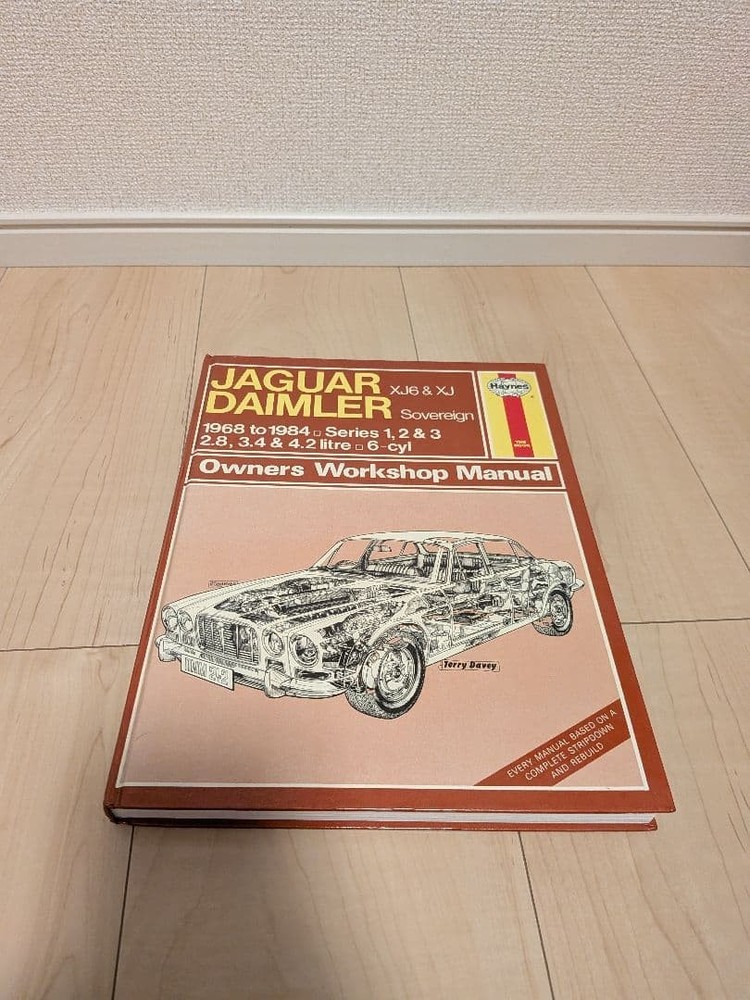 Jaguar Daimler XJ6 XJ Owner’s Manual 1968-1984 Series 1 2 3 2.8 3.4 4.2L