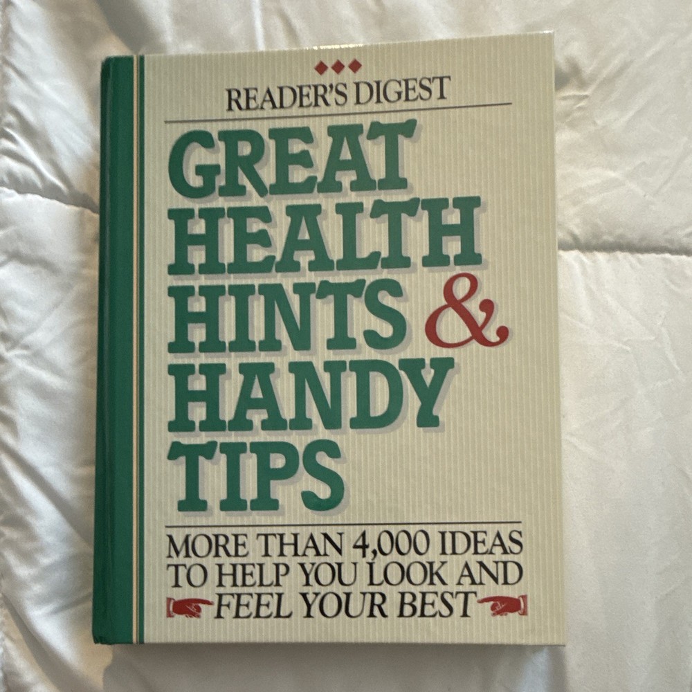 Reader’s Digest Great Health Hints & Handy Tips HC Illustrated Reference Health