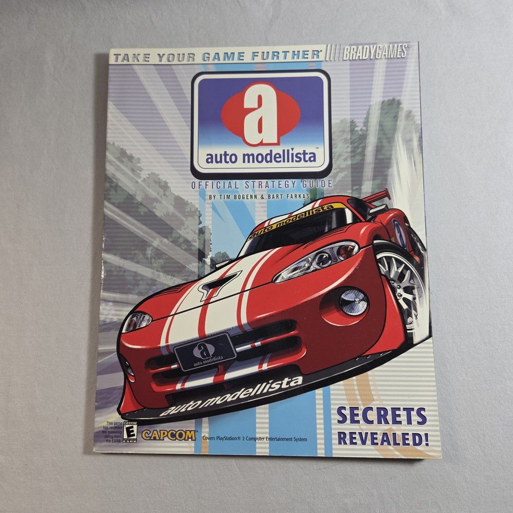 Auto Modellista Strategy Guide Bradygames