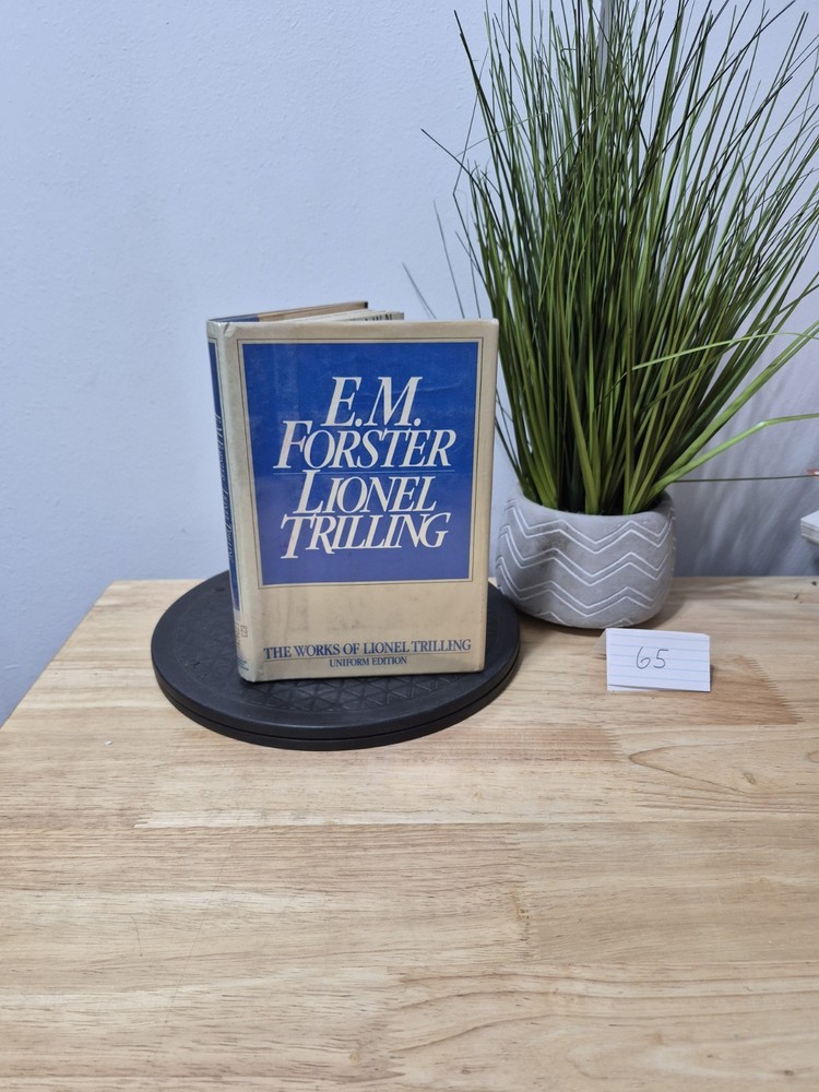 E. M. Forster by Lionel Trilling 1980 Hardcover Dust Jacket Ex Library