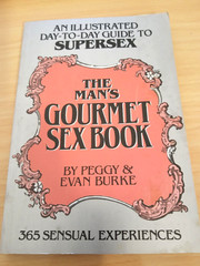 THE MAN’S GOURMET SEX BOOK By Peggy Burke c. 1983 Illustrated Guide to Supersex