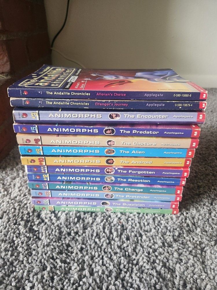 ANIMORPHS Books K.A. Applegate Paperback Lot Of 13