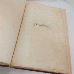 Antique 1925 Don Chisciotte by Cervantes, Italian Ed., Illust. by Dore
