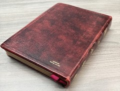 Kenneth Copeland Reference Bible 1972 RED HANDBOUND GENUINE LEATHER Red Letter
