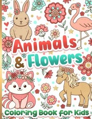 Coloring Book for Kids: Animals and Flowers for Girls Ages 6-12 – BJB Publis…