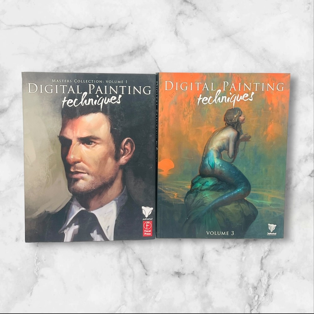 Digital Painting Techniques :Volumes 1 and 3 LOT 3Dtotal Press