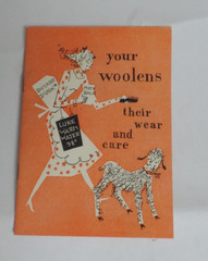 1940s – 90s Textiles/Sewing/Iron/Laundry/Wool/Synthetics Booklet Lot