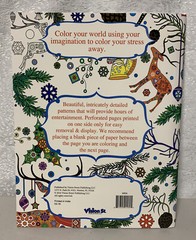 Grown Up Coloring Christmas Book Vision St 24 Pages Craft For Christmas