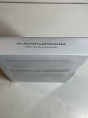 ESV Large Print Value Thinline Bible (Trutone, River Stone, Branch Design)