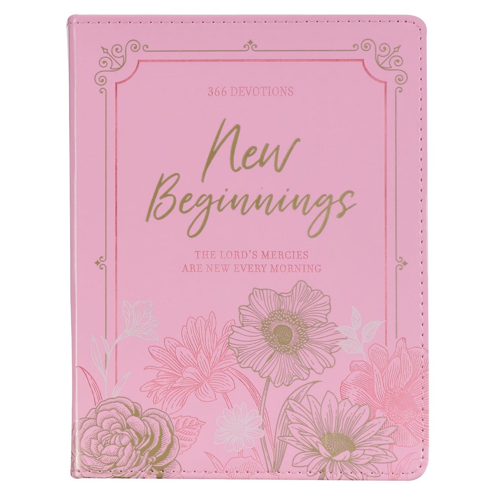 New Beginnings-Pink Floral Faux Leather