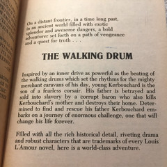 The Walking Drum Louis L’Amour 1985 Bantam Medieval Europe Quest For Freedom