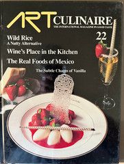 Art Culinaire 22 Autumn 1991 Wild Rice Mexico Tequila Cooking with wine
