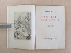 André Billy „Banlieue sentimentale” illustrations by Hermine David 5.9in x 8.6