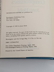 Compromises by Joan Hohl – HC DJ – 1996 – Good Condition