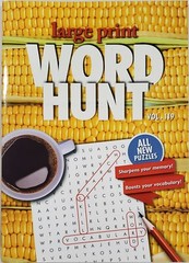 PAPP Large Print Word Hunt Puzzle Books, Largest Selection of Volumes, You Pick!