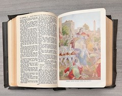 Handsize 1945 National Bible Press; Self Pronouncing KJV Study Helps; Color Maps