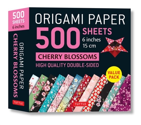 Origami Paper 500 Sheets Cherry Blossoms 6″ (15 CM): Tuttle Origami Paper: High-