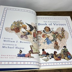 The Childrens Book of Virtues William J. Bennett Hardcover 1995
