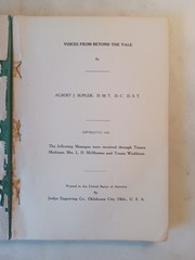 Voices From Beyond The Vale 1928 Antique Spiritualist Afterlife Occult Book Rare