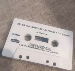 Oscar Grouch’s Alphabet Trash 1981 Sesame Street Listen Learn Cassette Vintage