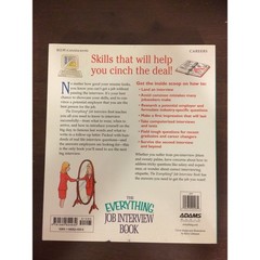 The Everything Job Interview Book Bob Adams 1999 Career Advice Adams Media