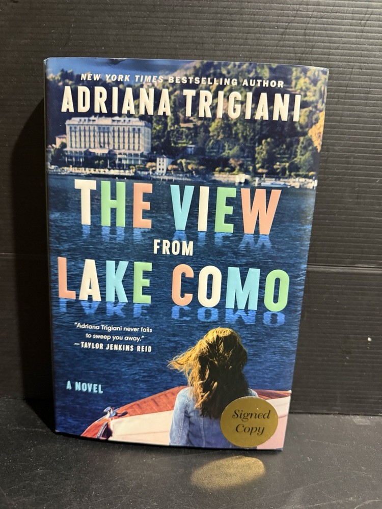 SIGNED 1st/1st The View from Lake Como: Novel by Adriana Trigiani HC DJ 2025