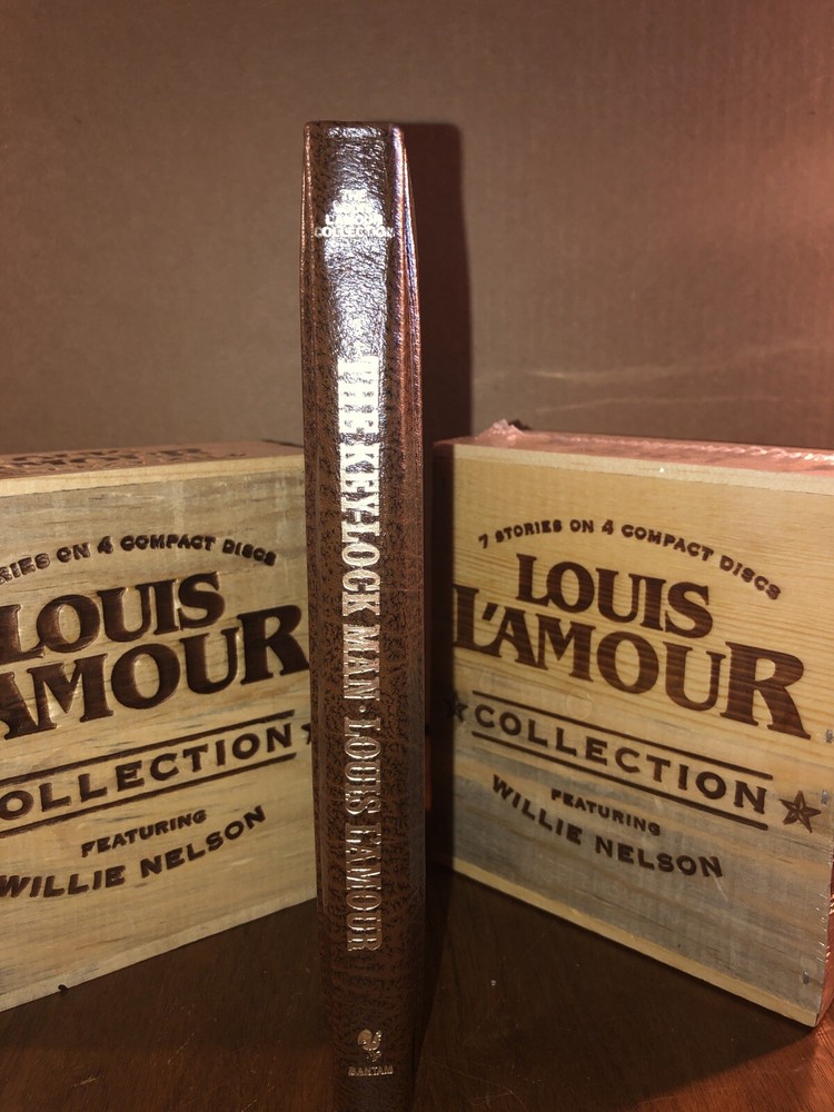 THE KEY-LOCK MAN Louis L’Amour Collection GENUINE LEATHER Gold Gilt Page Edges