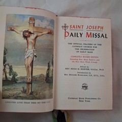 Saint Joseph Daily Missal By Catholic Church Hardcover Illustrated Prayer Book