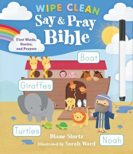 Say and Pray Bible Wipe Clean, Paperback by Stortz, Diane; Ward, Sarah (ILT),…