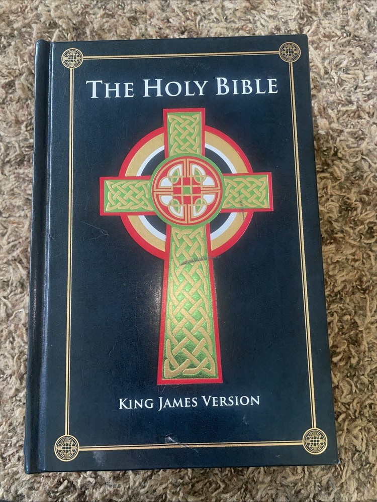 THE HOLY BIBLE King James Version Book KJV Canterbury Classics Leather Bound HC