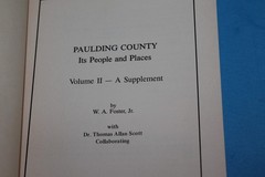 PAULDING COUNTY : Its People and Places Volume II – A Supplement (1983 TPB)