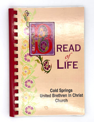 Bread of Life Cookbook Church Ladies Recipes 1996 Fayetteville PA- 88 pages