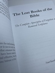 The Lost Books Of The Bible by Noah Russel Paperback 348 pages New