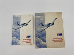 VTG 1979 Piper Commercial Pilot & Flight Briefers Manual & Workbook Lot Aviation