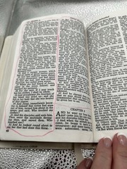 Cambridge KJV Cum Privilegio, White French Morocco Leather. Brevier Text Edition