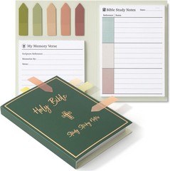 Enhanced Bible Study Experience with 225 Sticky Notes & 125 Tab Set in Vintage