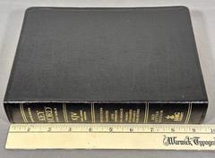Hebrew Greek Key Word Study Bible KJV Genuine Leather Black AMG Publishers Box