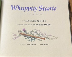 WHUPPITY STOORIE : by Carolyn White : illus S. D. Schindler : vintage