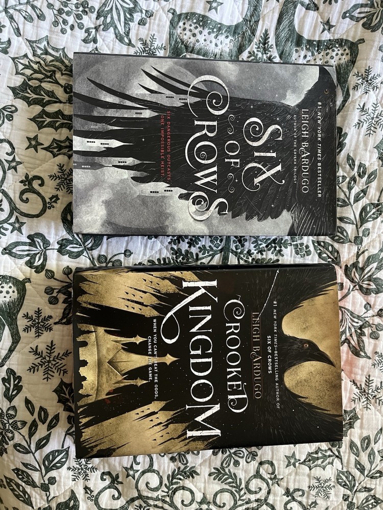 Six Of Crows & Crooked Kingdom Colored Edges First Edition Hardcover Duology ￼