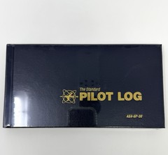 The Standard Pilot Log (Black) ASA-SP-30 Hardcover Logbook