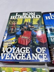 L. Ron Hubbard Hardback Book Voyage Of Vengeance Fortune Of Fear Disaster Death