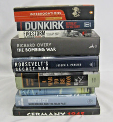 Defeat of Nazi Germany in West WWII 9 Book Lot History Nuremberg WWII Bombing