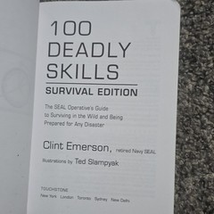 Touchstone Clint Emerson 100 Deadly Skills Survival Edition PB Illus 2016